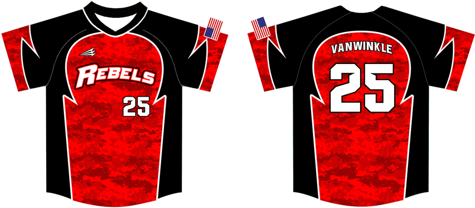 rebels baseball jersey