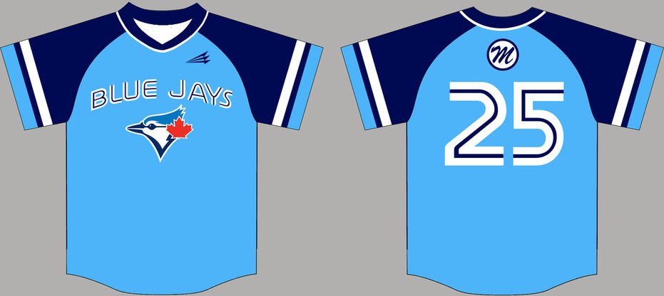 blue jays jersey custom name