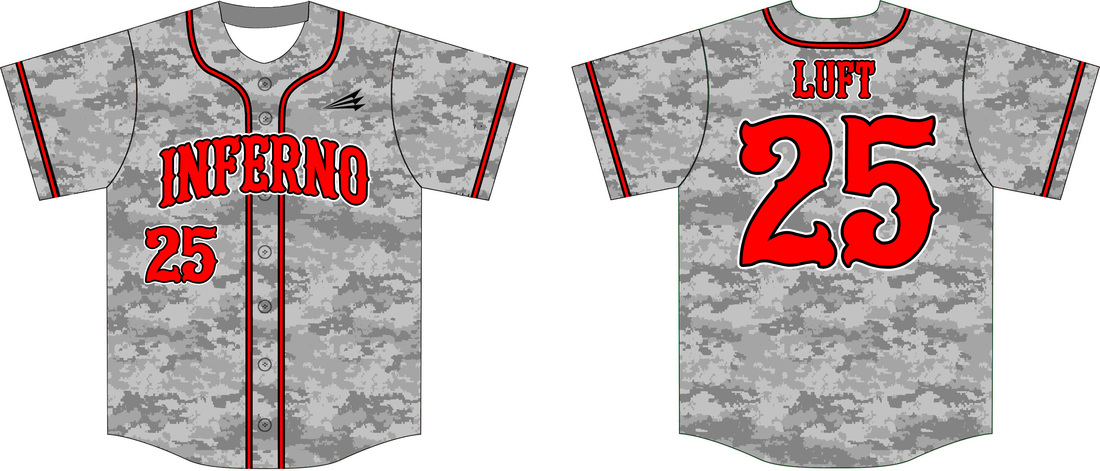 South Florida Inferno Custom Camo Baseball Jerseys - Custom Baseball ...