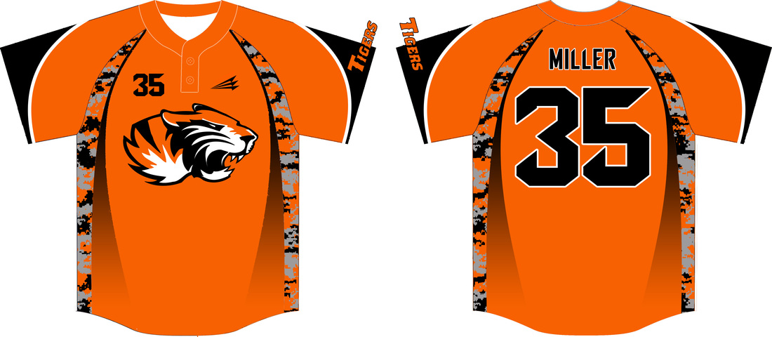 New Richmond Tigers Custom Baseball Jerseys