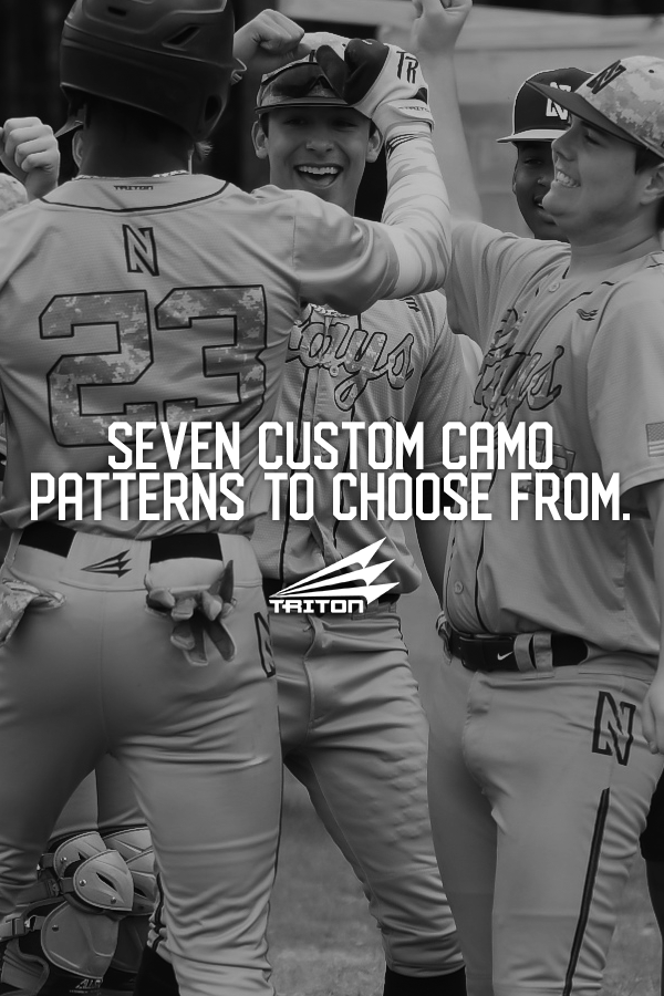 Brew Jays (Bellisario) Custom Camo Baseball Jersey - Triton Mockup Portal