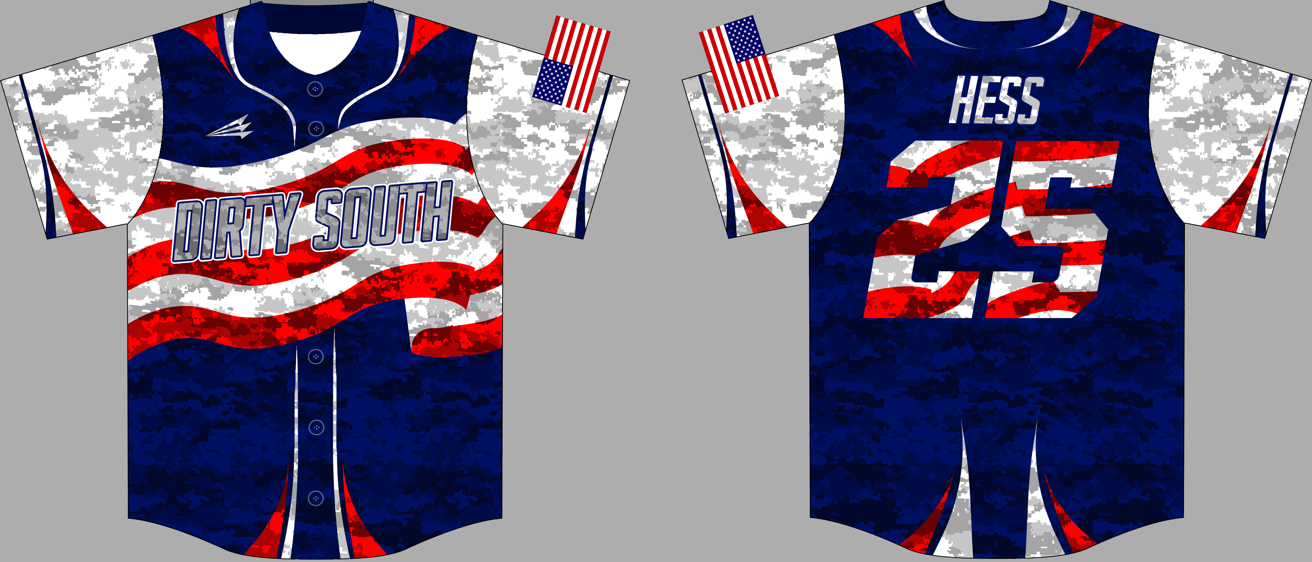 patriotic baseball jersey