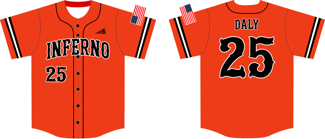 Altamont Inferno Custom Throwback Baseball Jerseys
