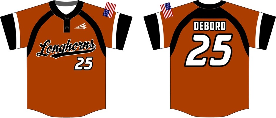 longhorn baseball jersey