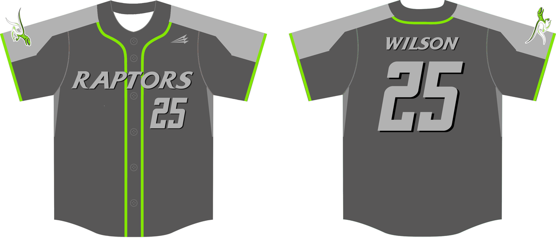 West Cobb Raptors Custom Baseball Jersey Design #4B