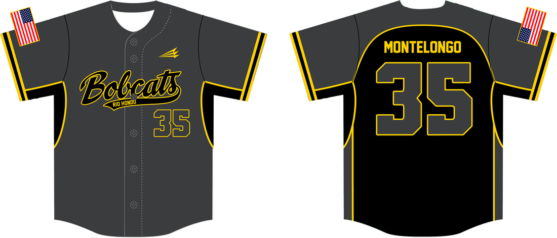 Bobcats 2023 Custom Baseball Jersey Design #3D