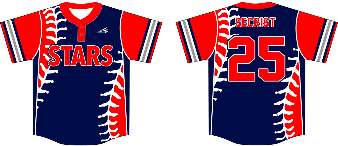 Stars Custom Modern Baseball Jerseys (Secrist) - Custom Baseball ...