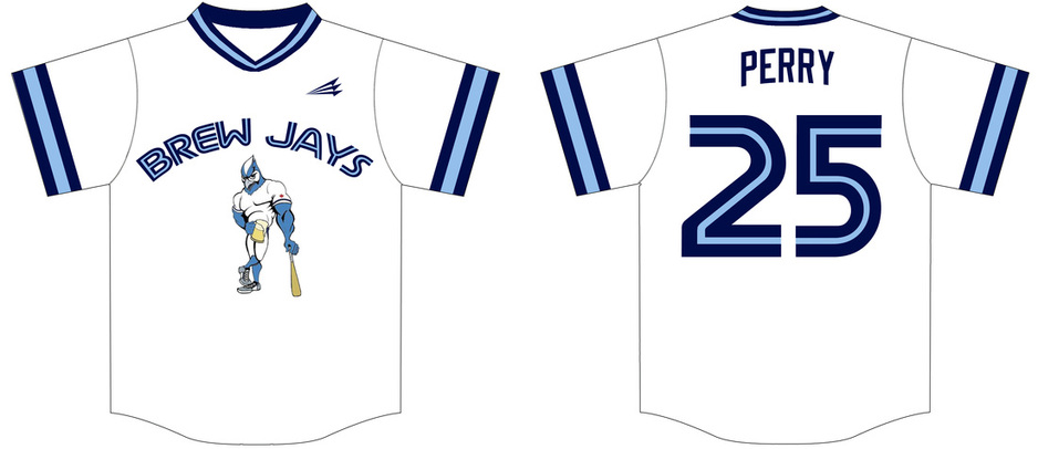 Custom Brew Jays Baseball/Softball Jersey